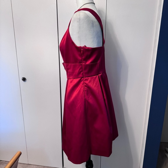 Red Satin Dress - Picture 7 of 8